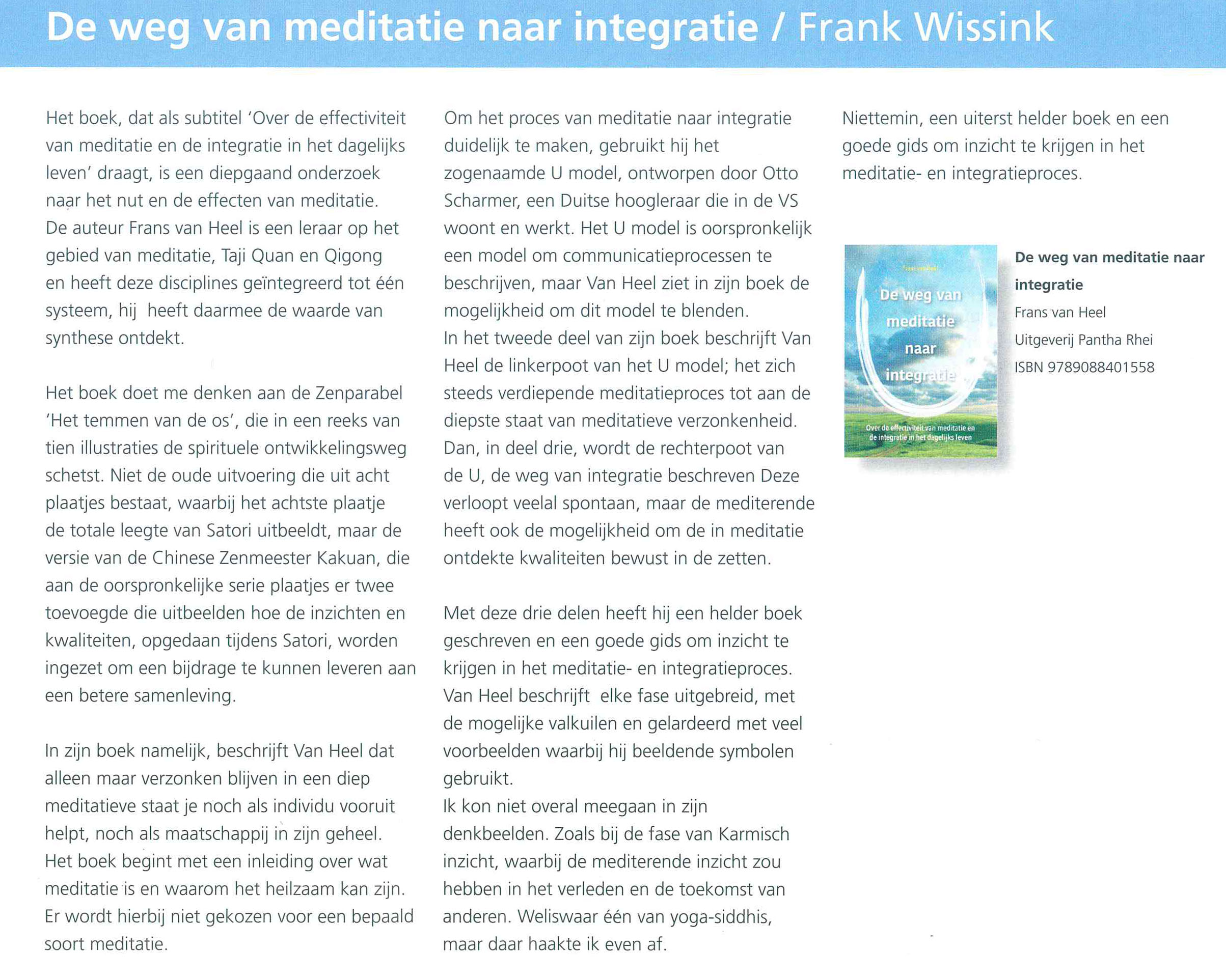 Recensie over meditatie YinYang